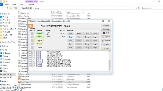 1. Database Instalasi XAMPP смотреть онлайн