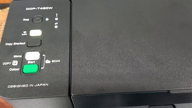 BROTHER DCP-T420W Print Head Cleaning & Nozzle Check Pattern смотреть онлайн