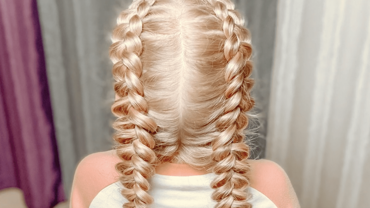 Французская коса _ Простые косы своими руками.mp4 смотреть онлайн