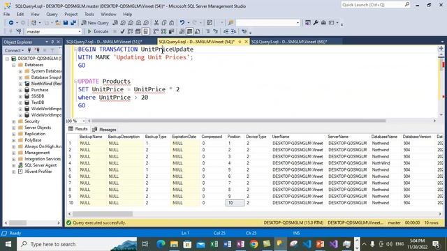 Using Marked Transactions to Recover Databases | SQL Server смотреть онлайн