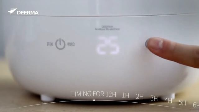 Umidificator Deerma Ultrasonic F600, 5L, 25W, filtru de carbon, display digital cu touch, Alb смотреть онлайн