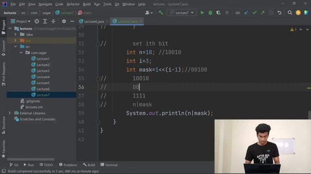 What is Bit Masking in JAVA| Set, Clear, Count the bits in a Number | JAVA + DSA COMPLETE COURSE смотреть онлайн