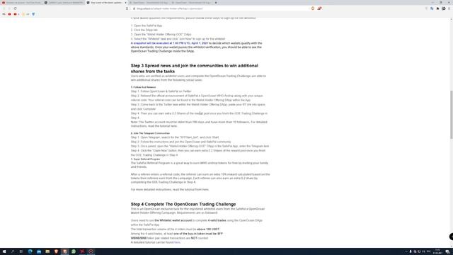 УСПЕЙ НА AIRDROP от SafePal и OpenOcean на токены OOE (Подробная инструкция) смотреть онлайн