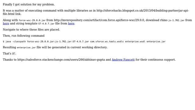 Salesforce: java.lang.NoClassDefFoundError: com.sforce.soap.enterprise.Connector (2 Solutions!!) смотреть онлайн