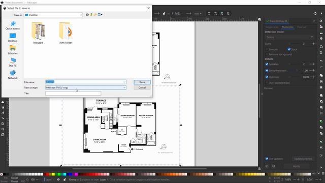 How To Turn JPG image to 3D Floor Plan - Blender смотреть онлайн