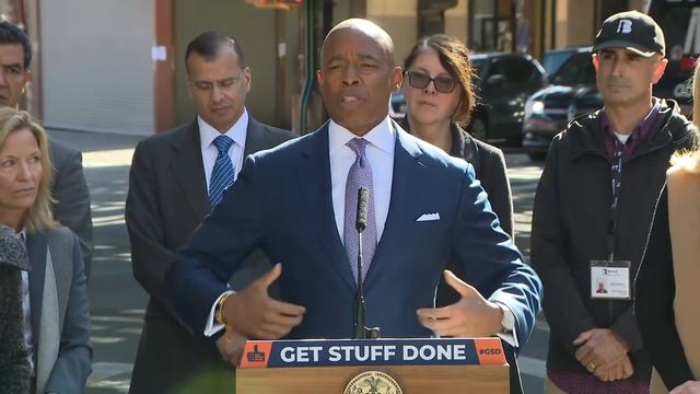 Mayor Eric Adams Makes Cleanliness Related Announcement смотреть онлайн