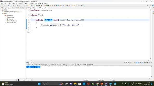 JAVA Tutorial 2- Features and Hello World Program смотреть онлайн