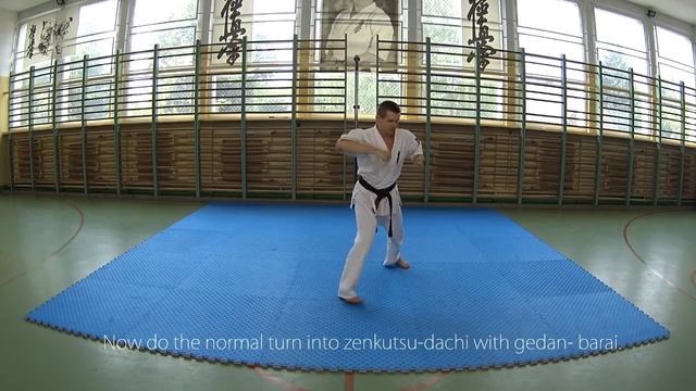 Pinan Sono Ichi Ura - Kyokushin kata, STEP BY STEP смотреть онлайн