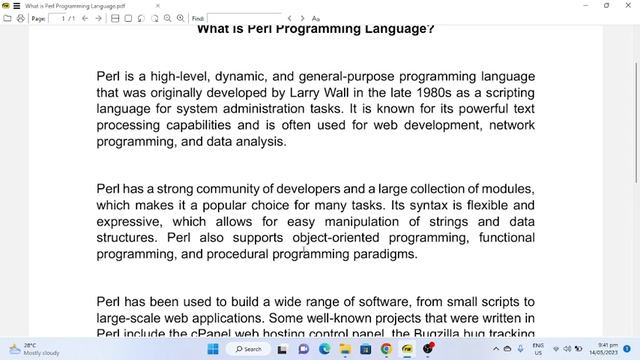 What is Perl Programming Language? смотреть онлайн