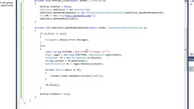 Download webpage and scan for all links in C# смотреть онлайн