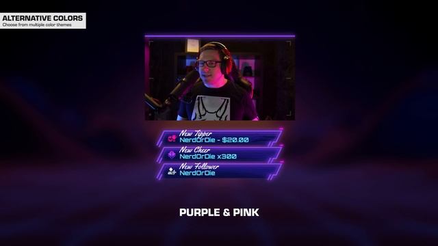 Synthwave - Retro Stream Overlay and Widgets смотреть онлайн