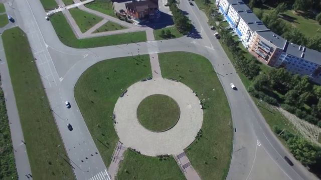 Панорама Юрги с квадрокоптера смотреть онлайн