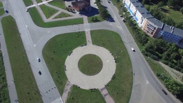 Панорама Юрги с квадрокоптера