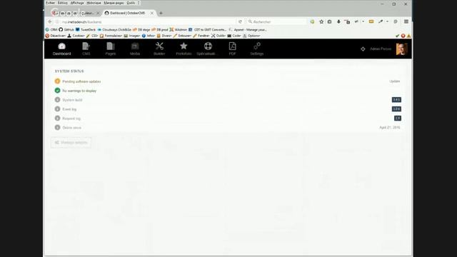 Présentation OctoberCMS смотреть онлайн