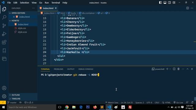 How to change Git commit messages (rebase) смотреть онлайн