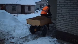 минидумпер. мототележка самосвал.