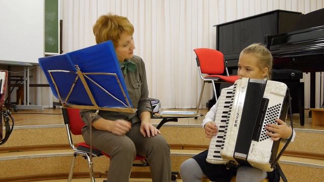 Урок по классу аккордеона смотреть онлайн