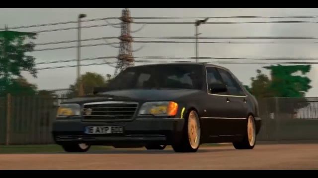 LFS - Mercedes Benz W140 600SEL V12 смотреть онлайн