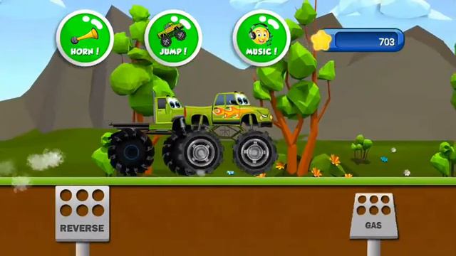 Best moment Monster Trucks Monster Car racing play game for kids смотреть онлайн