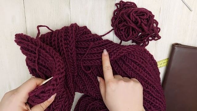 Снуд английской резинкой. Снуд в два оборота. смотреть онлайн