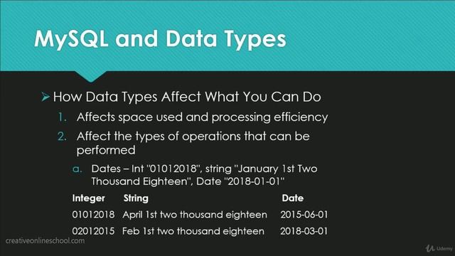 5 Data types in MySQL Part 2 смотреть онлайн