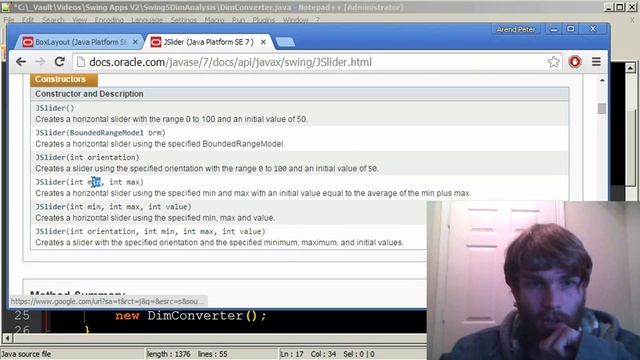 Java Swing #5 "TabbedPanes & Sliders" смотреть онлайн