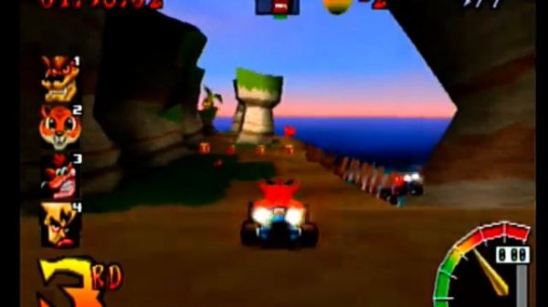 CTR Crash Team Racing: Arcade: Crash Cove: Single: Hard: 7 Laps [Race Time] - Playstation 1