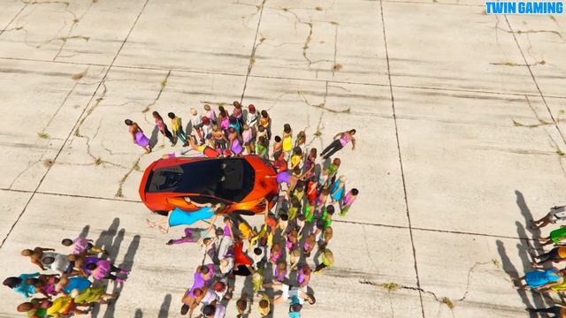 GTA 5 Lamborghini Huracan Tecnica VS Lexus LFA Car - which is best ? @twin.gaming смотреть онлайн