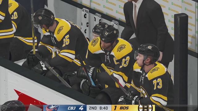 Blue Jackets Vs Bruins | EA Sports NHL 20 Make up Sim смотреть онлайн