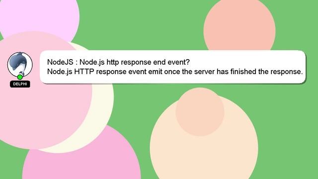 NodeJS : Node.js http response end event? смотреть онлайн
