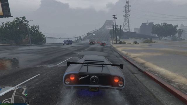 Grand Theft Auto Rain Test II Geforce GT 740m II смотреть онлайн