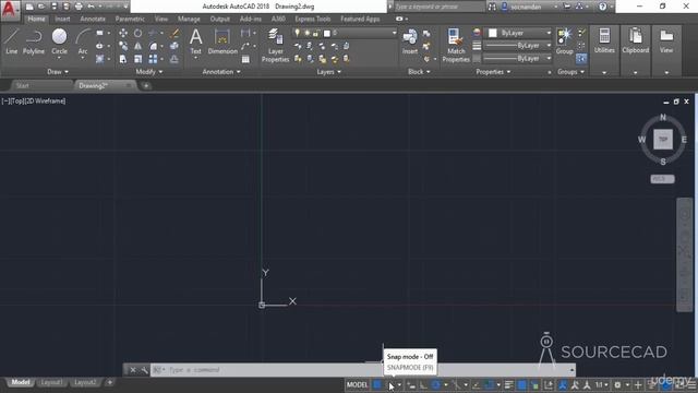 AutoCAD 2018 Part 031 Grid and Snap смотреть онлайн