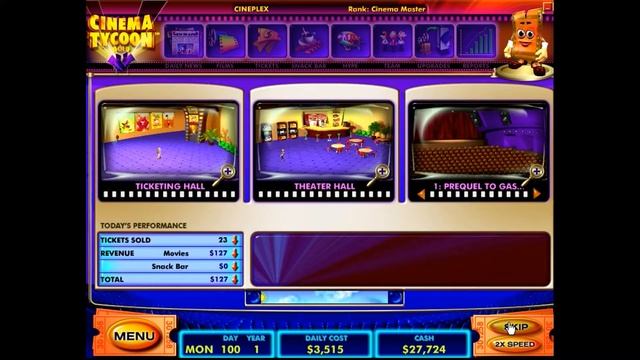 Let's Play Cinema Tycoon Gold - Episode 2 (Upgrading The Cinema) смотреть онлайн