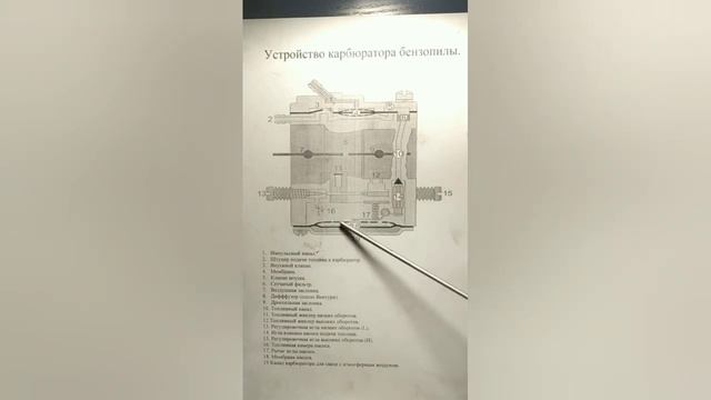 Устройство и принцип работы карбюратора бензопилы (теория и практика) смотреть онлайн
