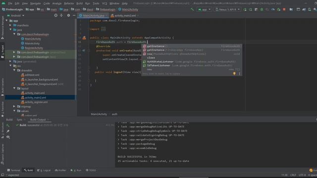 안드로이드 스튜디오 파이어베이스 로그아웃 구현(android studio firebase logout) смотреть онлайн