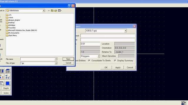 exporting CAD Models to ADAMS смотреть онлайн