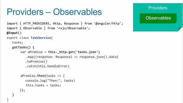 04 - (14) Introduction to Angular 2.0 - Video Introducing Observables and Server Data смотреть онлайн