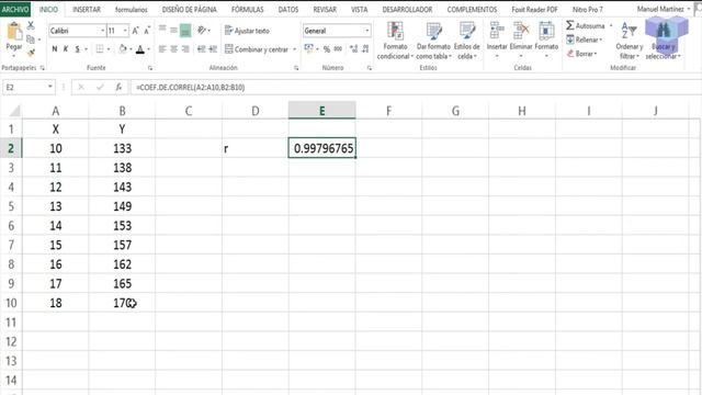 CORRELACION LINEAL USANDO EXCEL смотреть онлайн