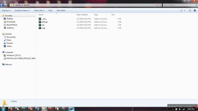 How to Create, Run and Test first django project on windows 7 смотреть онлайн
