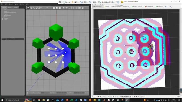 ROS2 Humble SLAM in Gazebo (Eclipse Cyclone DDS) on Windows (Docker) смотреть онлайн
