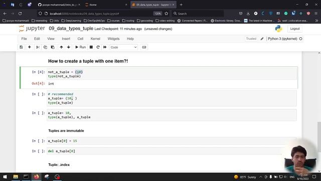 Introduction to Python: Tuples: Create, Concatenate, count, index смотреть онлайн