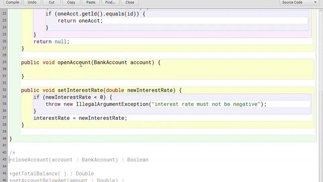 Java2-01d - Object Project - Bank Class смотреть онлайн