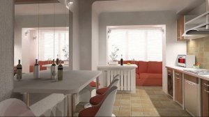 КУХНЯ, ОБЪЕДИНЕННАЯ С БАЛКОНОМ / Ремонт кухни / 70 ВАРИАНТОВ КУХОНЬ С БАЛКОНОМ!