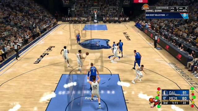 NBA 2K21 - My Career - Walkthrough - Part 22 - "Kristaps Palm Block! (Gatorade Sponsorship)" смотреть онлайн
