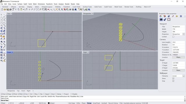 Rhino How To Flow Along Curve Tutorial смотреть онлайн