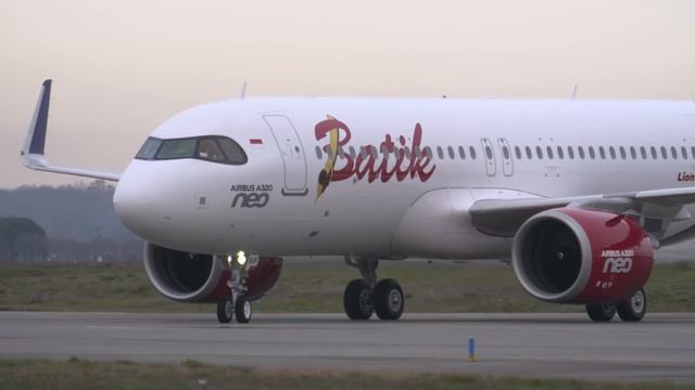 In the Making: First #A320neo to Batik Air смотреть онлайн