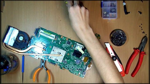 Перепайка гнезда подзарядки на ноутбуке ASUS X73s смотреть онлайн