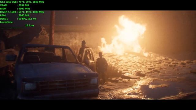Terminator: Resistance Benchmark on R5 1600 + GTX 1060 3GB | MAX SETTINGS | 1080P | 60 FPS смотреть онлайн