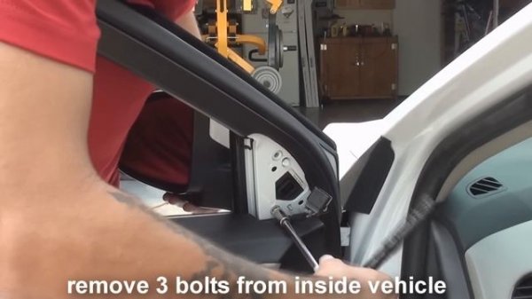 how to remove side mirror chevy cruze 2011 and up