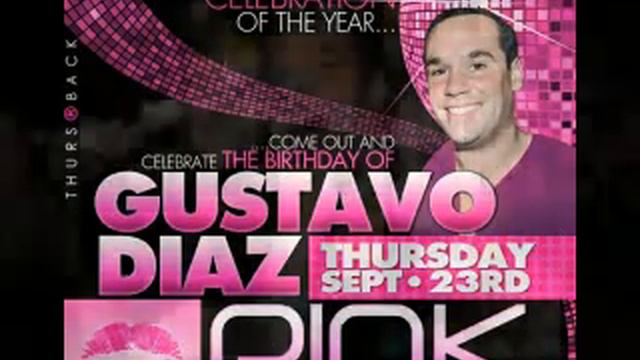 Gustavo Diaz B-day at PINK ROOM смотреть онлайн